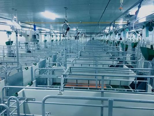 Construções de exploração agrícola à prova de fogo da casa pré-fabricada da casa de porco da construção de aço do OEM/ODM