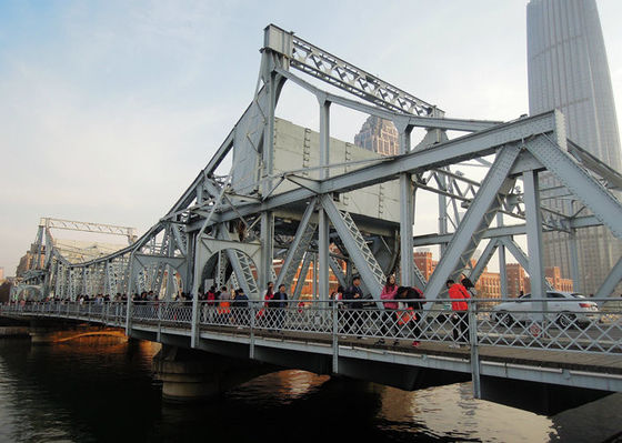 Construção de ponte pedestre de aço pré-fabricada do fardo da estrutura