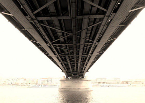 Construção de ponte pedestre de aço pré-fabricada do fardo da estrutura