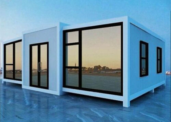 A casa dobrável galvanizada do recipiente pré-fabricou a casa modular de aço