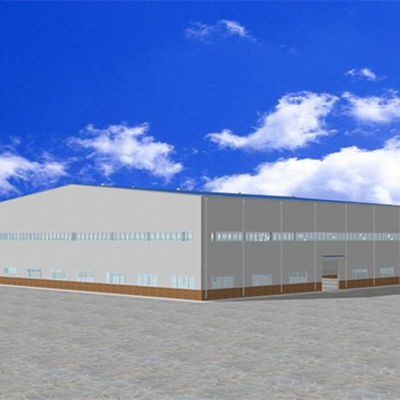 oficina pré-fabricada da construção de aço da indústria de 50m*50m que processa construções