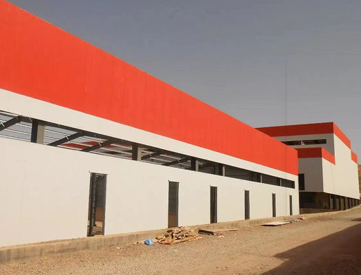 Perfuração à prova de fogo da construção civil de aço pré-fabricada do peso leve