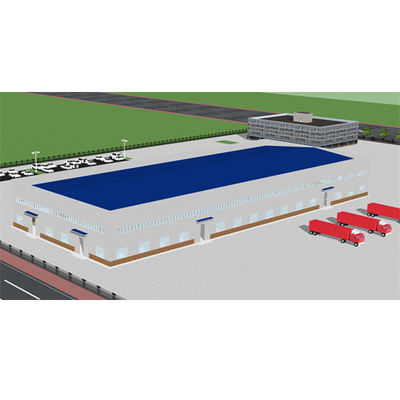 A indústria 100*40 pré-fabricou a oficina da construção de aço do quadro da construção de aço