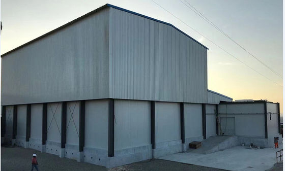 Armazém de armazenamento pre projetado da grão da construção de aço da construção de aço