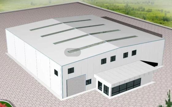 Construção de aço pequena da luz do hangar dos aviões do depósito da garagem da construção de aço