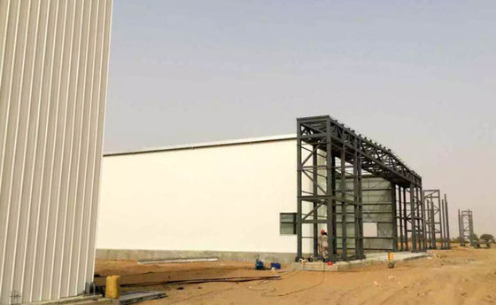 Fabricação pré-fabricada Hangar de aeronaves feito de materiais estruturais de aço