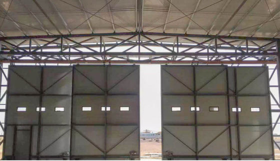 Fabricação pré-fabricada Hangar de aeronaves feito de materiais estruturais de aço