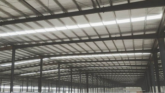 Armazém portal da construção de aço do quadro da construção clara da armação de aço do calibre
