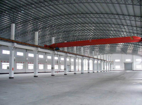 Edifícios de oficina de estruturas de aço leve - pré-fabricados com viga H, C/Z Purlin