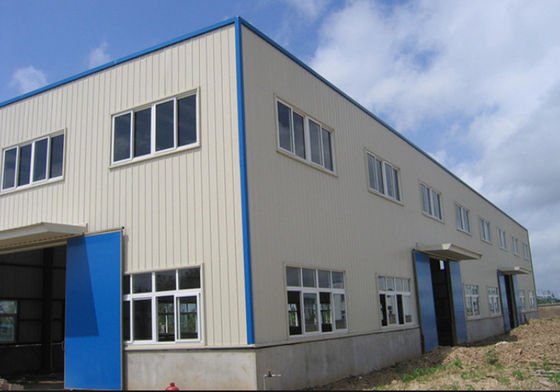 Edifícios de oficina de estruturas de aço leve - pré-fabricados com viga H, C/Z Purlin
