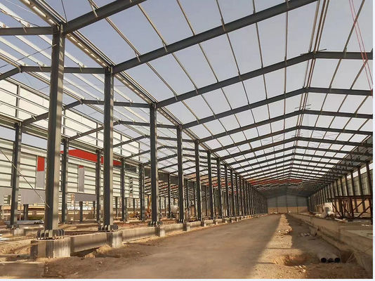 Construção de aço portal multifuncional/oficina de construção de aço pré-fabricada