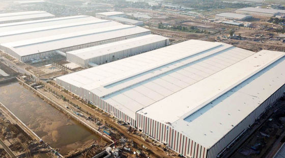 Construção de aço portal multifuncional/oficina de construção de aço pré-fabricada
