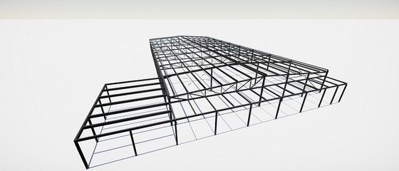 Armazém pré-fabricado de estruturas de aço para depósitos de metal com grau GB Q235/Q355B