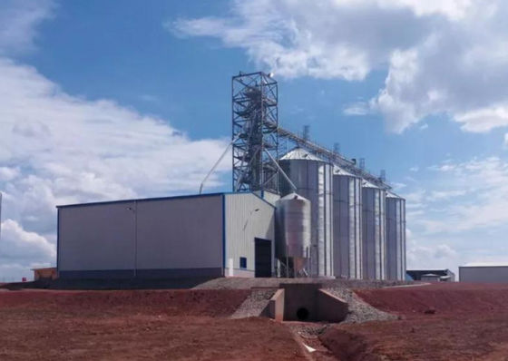 Construção de aço do armazém da casa pré-fabricada da plataforma da construção de aço de Q355B Q235B