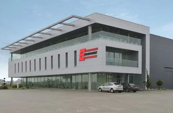 Quadro portal de aço Q355B do peso leve pré-fabricado comercial do prédio de escritórios