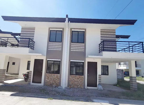 A construção de aço galvanizada peso leve do metal gravou casa de aço pré-fabricada