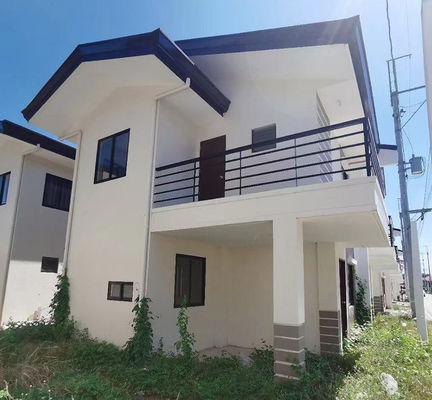 A construção de aço galvanizada peso leve do metal gravou casa de aço pré-fabricada