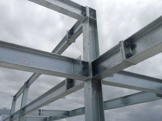 Construção de oficina de aço de seção H soldada Q355 com perfil de seção C/Z