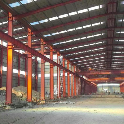 Calha de grande resistência da chapa de aço da cor da oficina do metal do parafuso e guindaste opcional