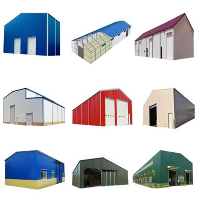 Armazém pré-fabricado de estruturas de aço para depósitos de metal com grau GB Q235/Q355B