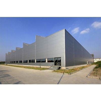 Armazém Galpão Estrutura de Aço com Persiana/Portas Giratórias/Sliding e Inclinação/Telhado Plano