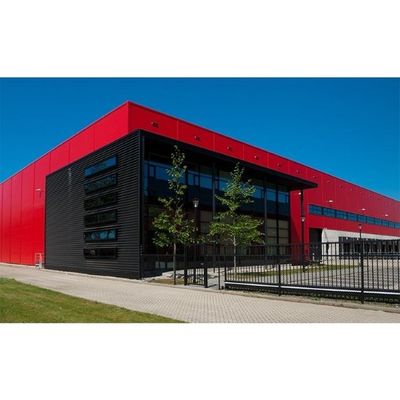Armazém Galpão Estrutura de Aço com Persiana/Portas Giratórias/Sliding e Inclinação/Telhado Plano