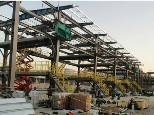 Mezanino personalizado ISO9001 Windproof da construção da plataforma da construção de aço