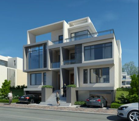 Dobra à prova de fogo de pouco peso personalizada da construção residencial de construção de aço