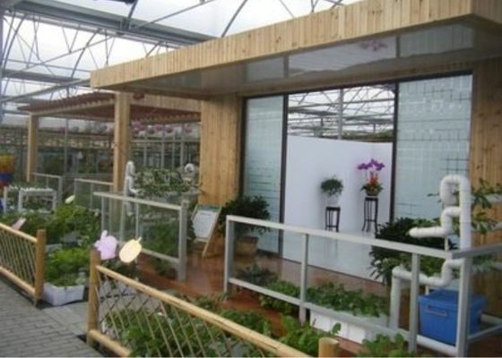 Aço leve Sightseeing Venlo Vidro Estufa Restaurante Personalizado