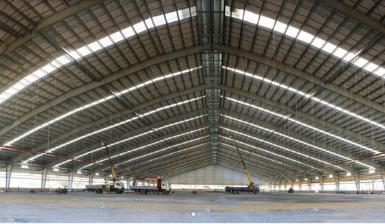 Oficina de estrutura de aço forte e durável para montagem automotiva na Etiópia