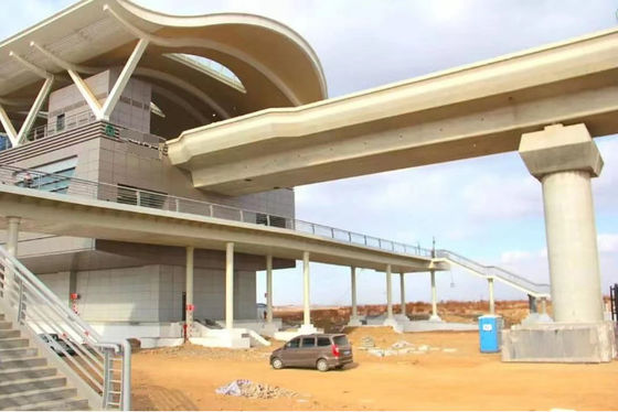 A viga de ponte personalizada da construção de aço pré-fabricou à prova de fogo