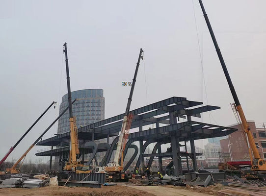 O anúncio publicitário de Q355B Q235B pré-fabricou a construção de aço de construção de aço