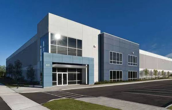 Edifício de escritórios com estrutura de aço comercial pré-fabricado à prova de fogo