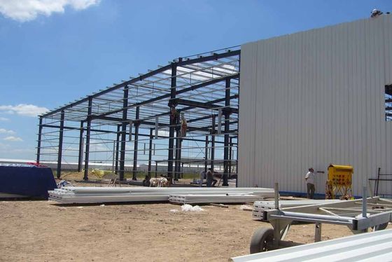 Oficina de Estrutura de Aço com Painel Sandwich Q355 Soldado H Seção de Aço