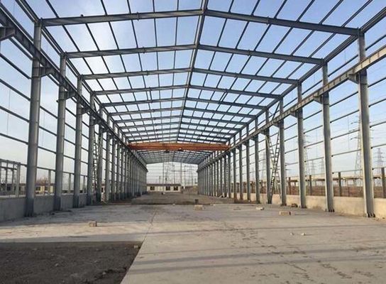 Oficina de estrutura de aço durável para construção