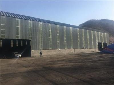 Oficina de estrutura de aço soldada Q355 seção H de aço