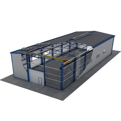 Tamanho customizável da multi oficina alta da construção de aço da durabilidade da finalidade