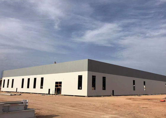 Edifícios de Processamento de Oficina de Estrutura de Aço da Indústria Pré-fabricada