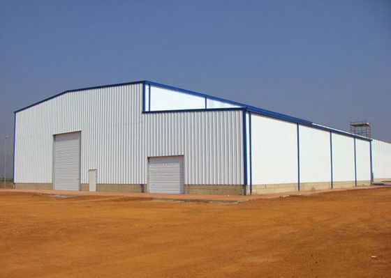 Q235 / Q355 Armazém Estrutura de Aço Edifícios Pré-fabricados com Armação de Aço