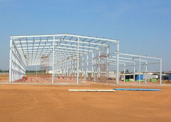 Q235 / Q355 Armazém Estrutura de Aço Edifícios Pré-fabricados com Armação de Aço