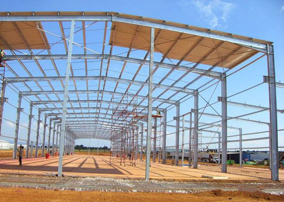 Q235 / Q355 Armazém Estrutura de Aço Edifícios Pré-fabricados com Armação de Aço