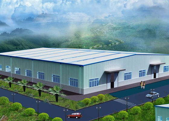 Estrutura de aço pré-fabricada Garagem Oficina Industrial Frame Building