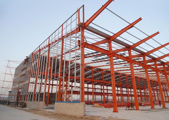 Construção pré-fabricada do metal da construção da fábrica da oficina da construção de aço
