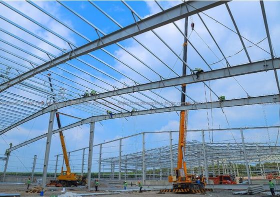 Armazém eficaz na redução de custos da construção de aço para centros logísticos