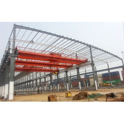 Construção de construção da armação de aço do sistema do armazém portal da construção de aço