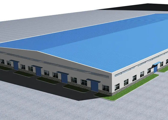 Oficina de aço da fabricação da casa pré-fabricada do quadro do hangar da construção de aço da indústria