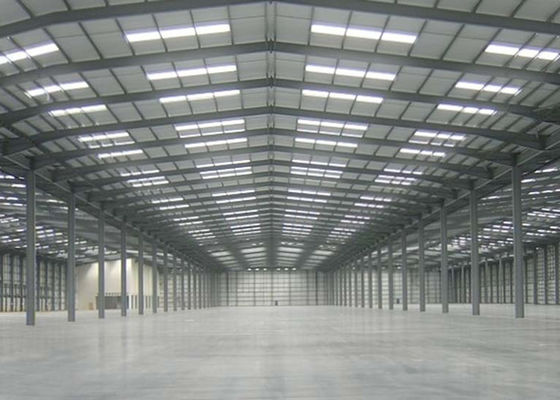 Oficina de aço da fabricação da casa pré-fabricada do quadro do hangar da construção de aço da indústria