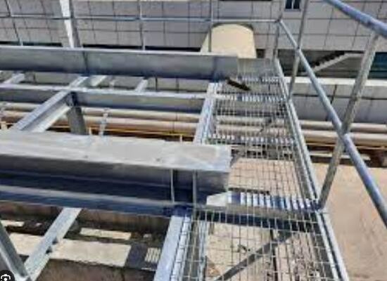 Plataforma de estruturas de aço de alta capacidade de carga com alta segurança