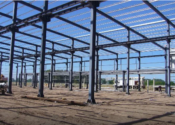 Q235 / Q355 Armazém Estrutura de Aço Edifícios Pré-fabricados com Armação de Aço