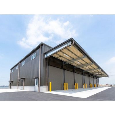 Construção rápida Construção resistente ao fogo Construção de estrutura de aço Armazém